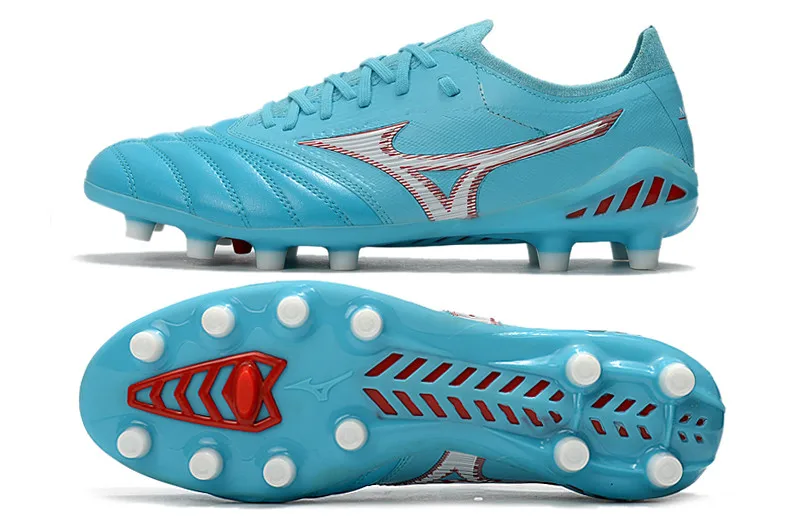 Оригинальные мужские спортивные туфли Mizuno Creation MORELIA NEO III Knitting FG уличные кроссовки