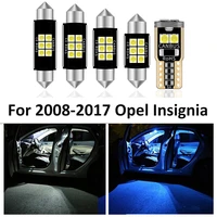 12 pcs car white interior led light bulbs package kit for 2008 2016 2017 vauxhall opel insignia a sedan g09 map dome trunk lamp