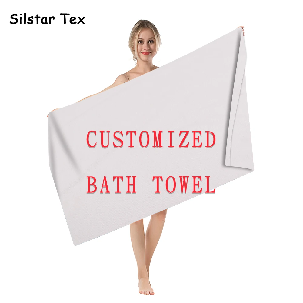 Silstar Tex подгонянное фото прямоугольное мягкое пляжное полотенце s микрофибра для взрослых быстросохнущее банное полотенце Прямая поставка