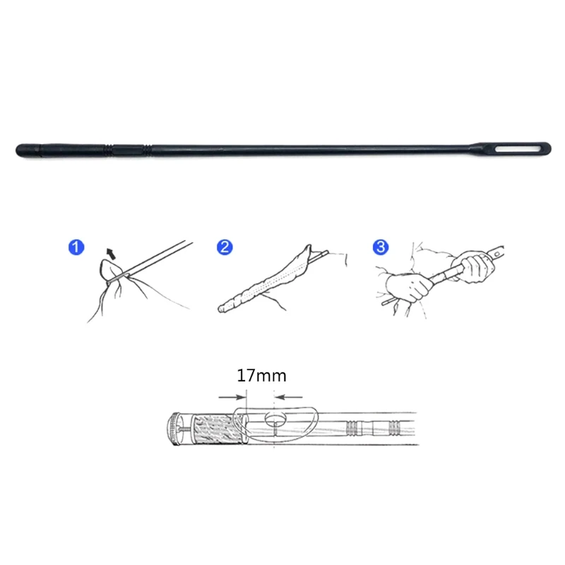 

Flute Sticks Cleaning Rod Stick Cloth Clean Set Woodwind Instruments Accessories