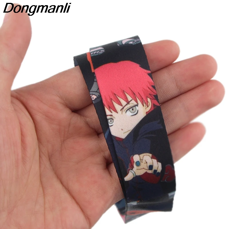 P3993 Dongmanli брелок с символикой Наруто Lanyards держатель удостоверения личности ID карта Пропуск Тренажерный зал мобильный бейдж держатель ключевой ремень