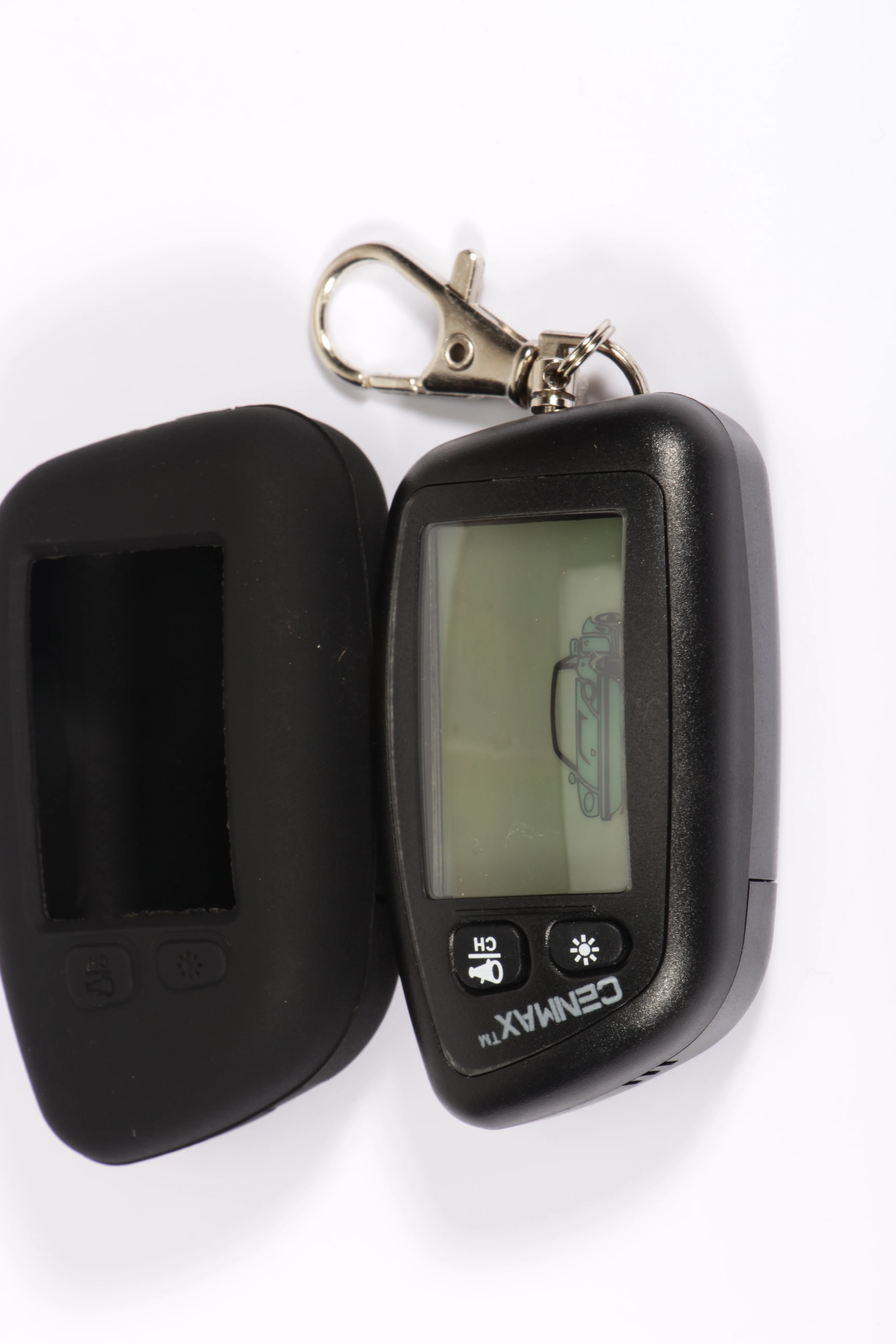 

2-way CENMAX ST-5A LCD Remote Control Keychain for Security Car Alarm System CENMAX ST-5A Key Chain Fob Engine Start
