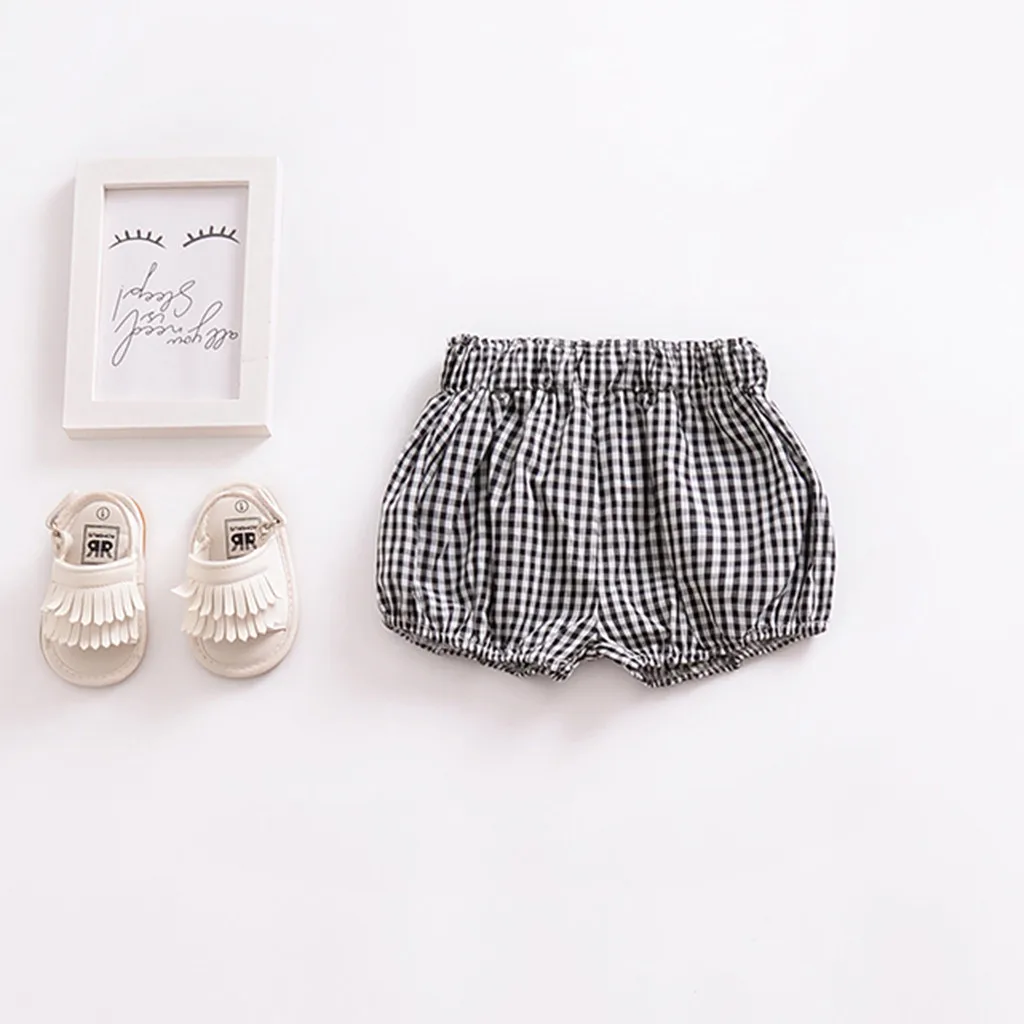 

New Baby Girls Boys Shorts Bloomers Cotton Linen Blend Cute Loose Harem Solid Summer Kids Newborn Bloomers Shorts 2021 Summer #6