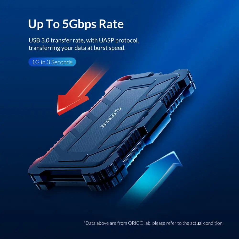 Корпус для жесткого диска ORICO с шифрованием 2 5 дюйма SATA к USB3.0 Гбит/с