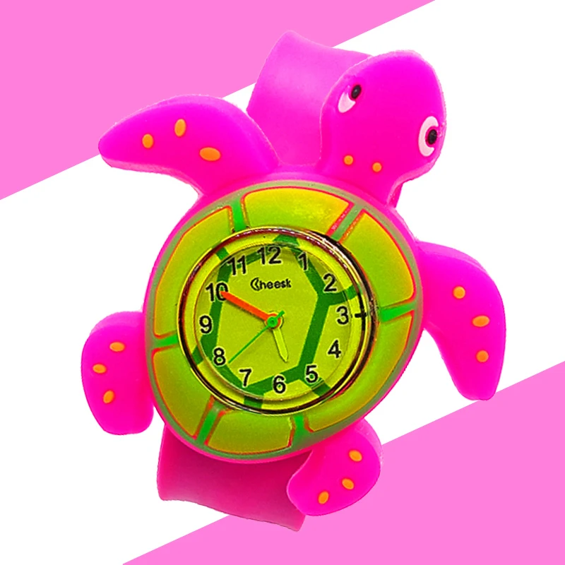 

Children Turtle Watch Girls Toy 3D Cartoon Tortoise Student Sports Clock Kids Watches Boys Baby Watch Child Birthday Party Gifts