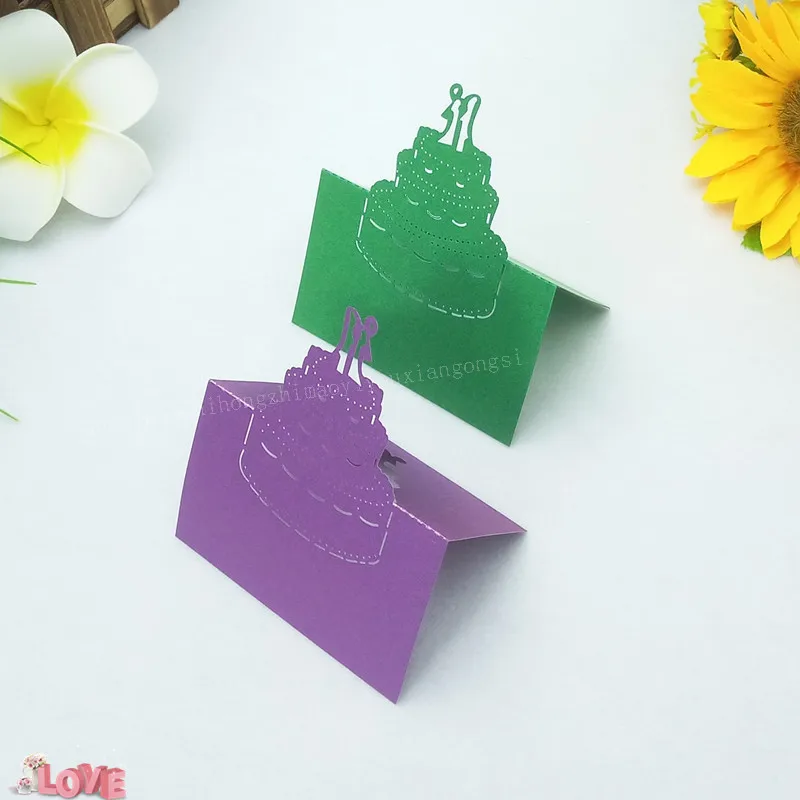 100 шт. лазерная вырезка торта романтические свадебные пригласительные открытки