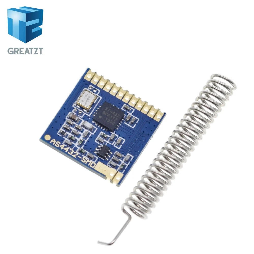 GREATZT SI4432 беспроводной модуль 1000 метров на большое расстояние 240 960 МГц специальные
