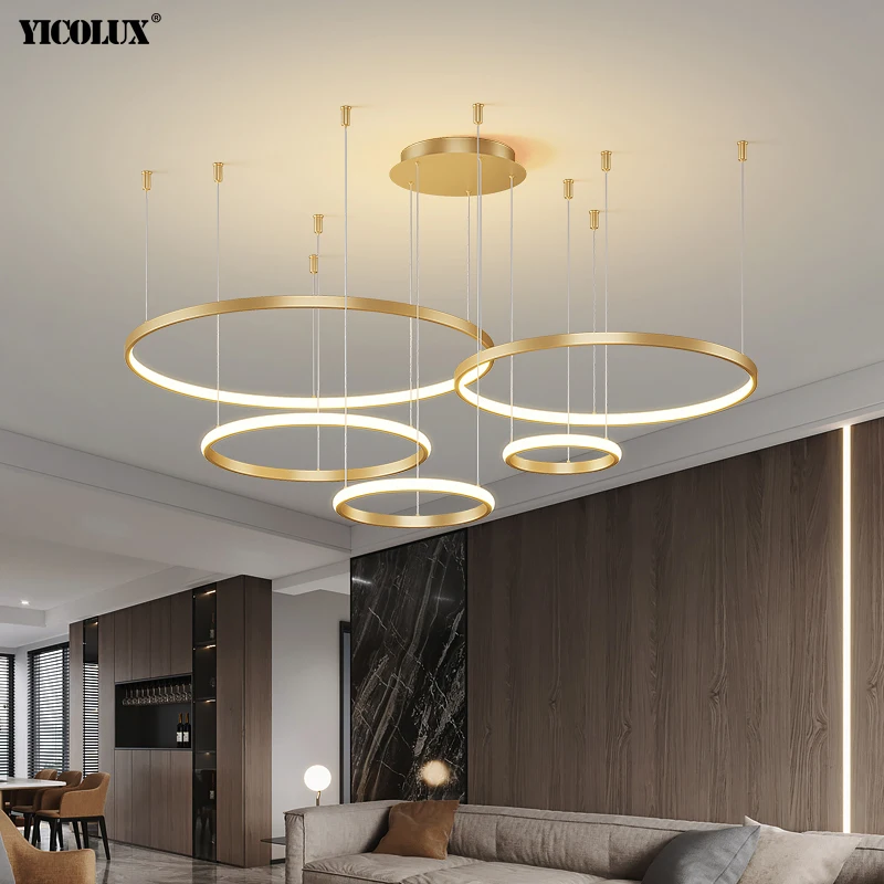 

Remote Dimming Simple New Modern LED Pendant Lights Living Dining Room Bedroom Flats Villa Bar Parlor Hall Lamps Indoor Lighting