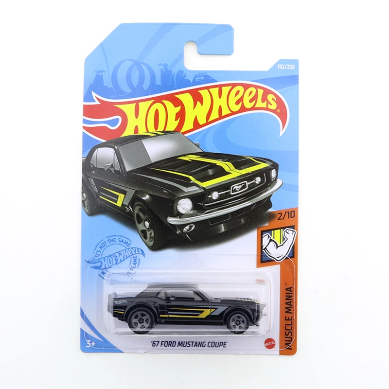 2021-192 оригинальные горячие колеса Мини Сплав купе 67 FORD MUSTANG Coupe 1/64 металлическая