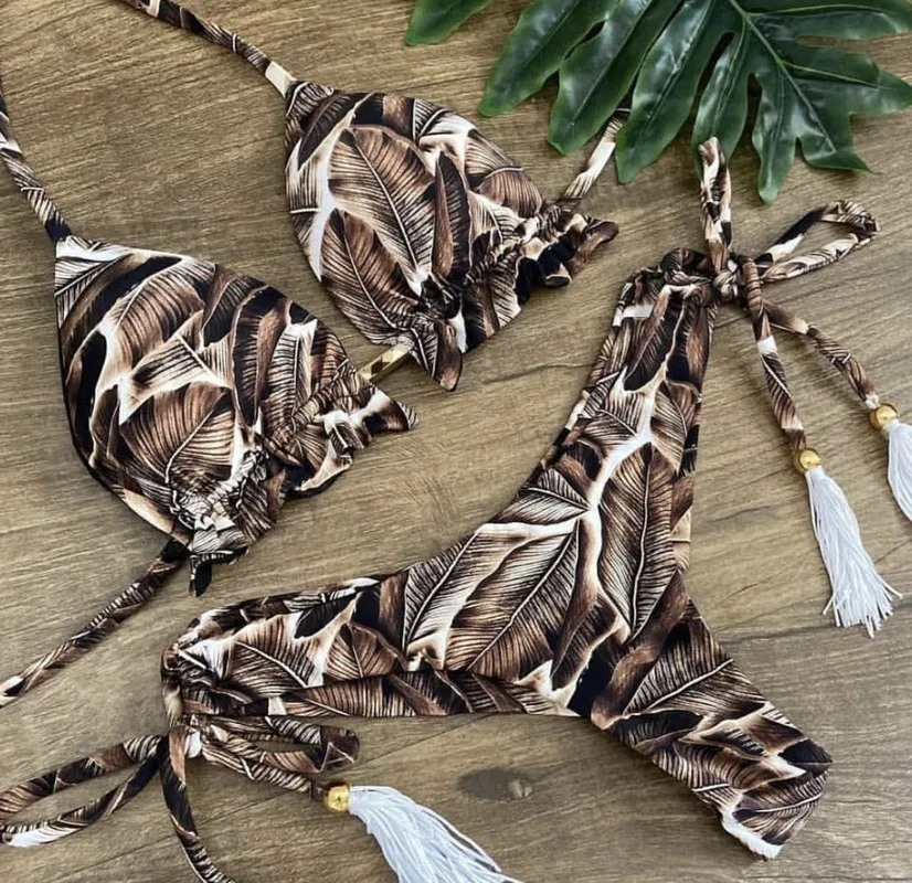 

2020 New Printed Split Bikini Swimsuit Sexy Swimming Suit for Women