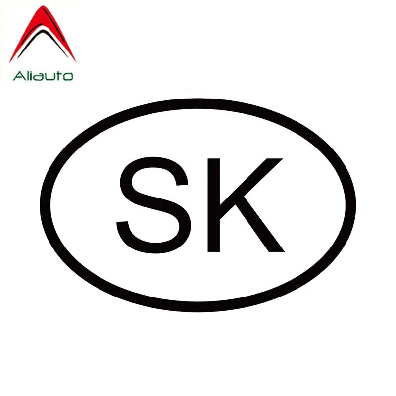 Aliauto креативные автомобильные стикеры Sk Словакия код страны Овальный винил