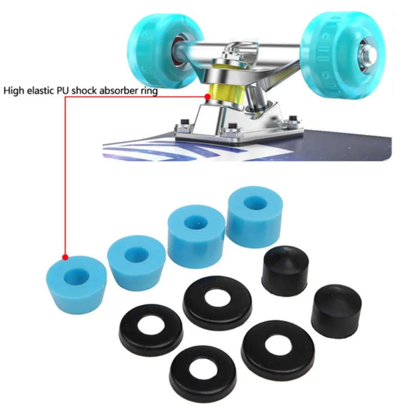 

Skateboard Bushing +7inch Vertex +Bowls Parts Truck Wheels Axle Scooter PU Shock Absorber Cushion Double Rocker Longboard Parts