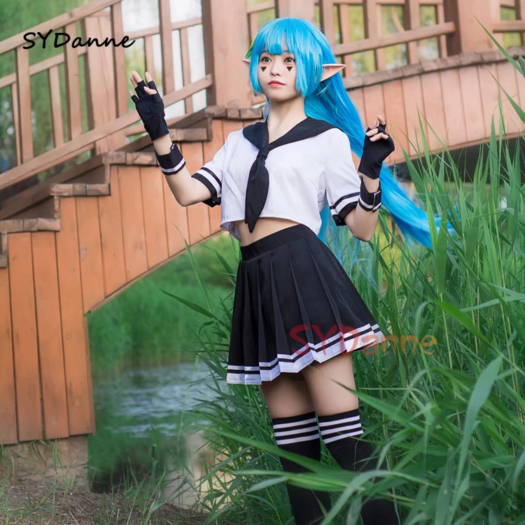 

Аниме мир аоту lemon косплей костюм матроса униформа для девочек школьная Униформа костюм для Хэллоуина Детский костюм для вечеринок полный н...