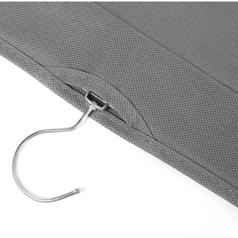 

Black Grey Handbag Storage Hanging Bags Household Quality Non-woven 6 Pocket Wardrobe Shoulder Bag Organizer Dustproof Cover 1PC