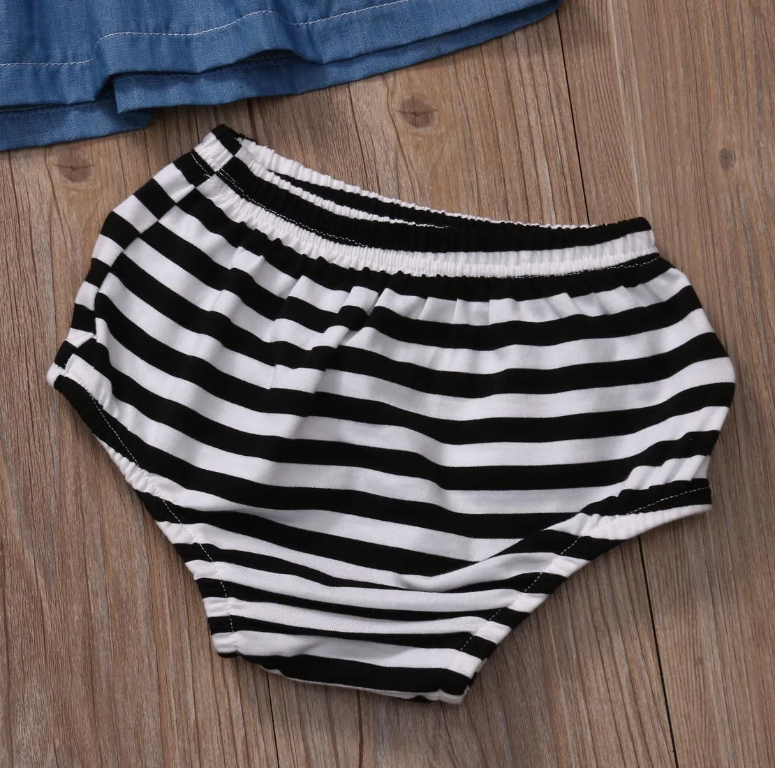 Футболка джинсовая в ковбойском стиле для девочек 0 24 мес. милая рубашка с