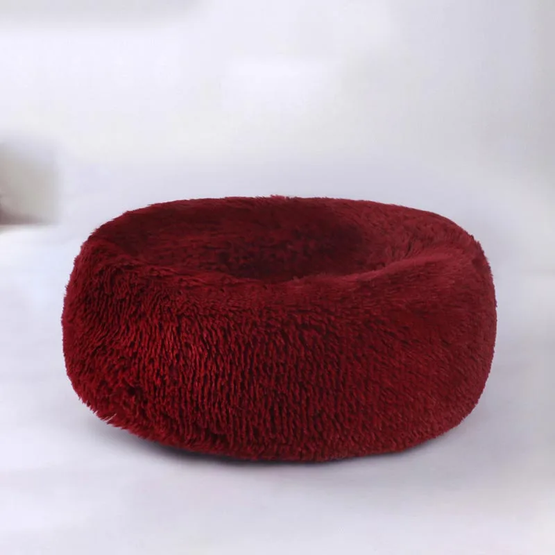 Круглая кровать для собаки моющиеся кошки маленькие пончики собачий дом супер