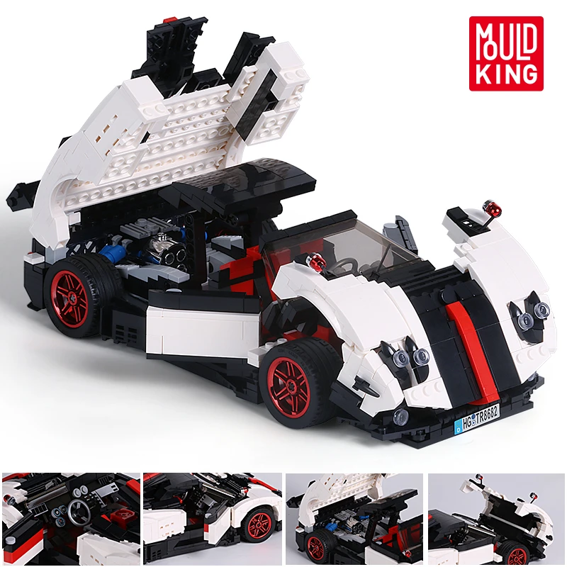 

New Technical Racing Car Building Blocks Model Creative Idea Series Moc Assemble Champion Car Bricks Educational Toys