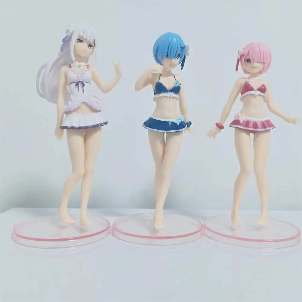 Экшн-фигурка аниме Re: жизнь в другом мире от нуля ПВХ Модель Рем рам Эмилия