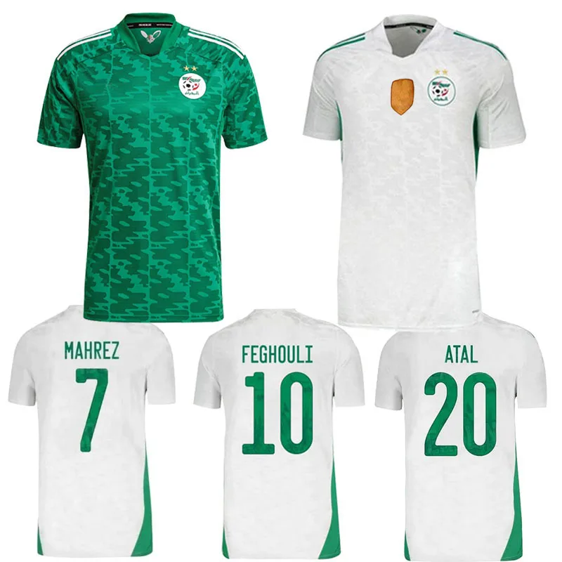 

NEW 2020 2021 Algeria 2 stars Algeria soccer jersey 20 21 Algerie Maillot de Football Shirt