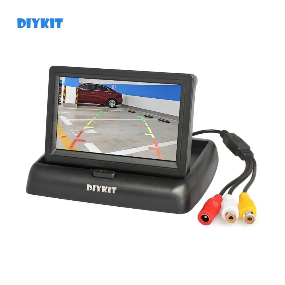 DIYKIT 4 3 "складной TFT LCD резервный фотографический автомобильный монитор для