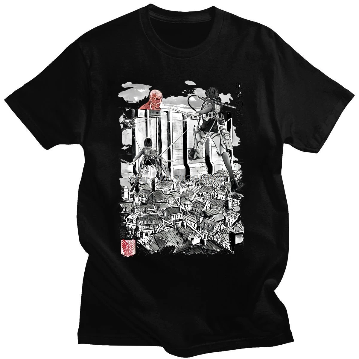 

Hot Anime Final Season Attack On Titan T Shirt Men Kawaii Summer Tops Titans Attack Graphic Tees Levi Harajuku Tshirt Male