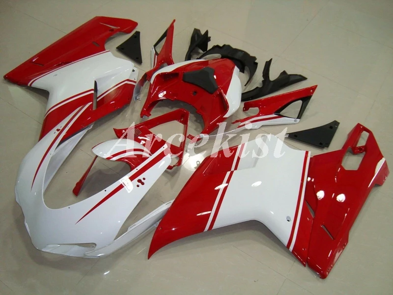 

Литьевая пресс-форма, новый комплект обтекателей из АБС-пластика, подходит для Ducati 848, 1098, 1198, 2007, 2008, 2009, 2010, 2011, комплект кузова красного, белог...