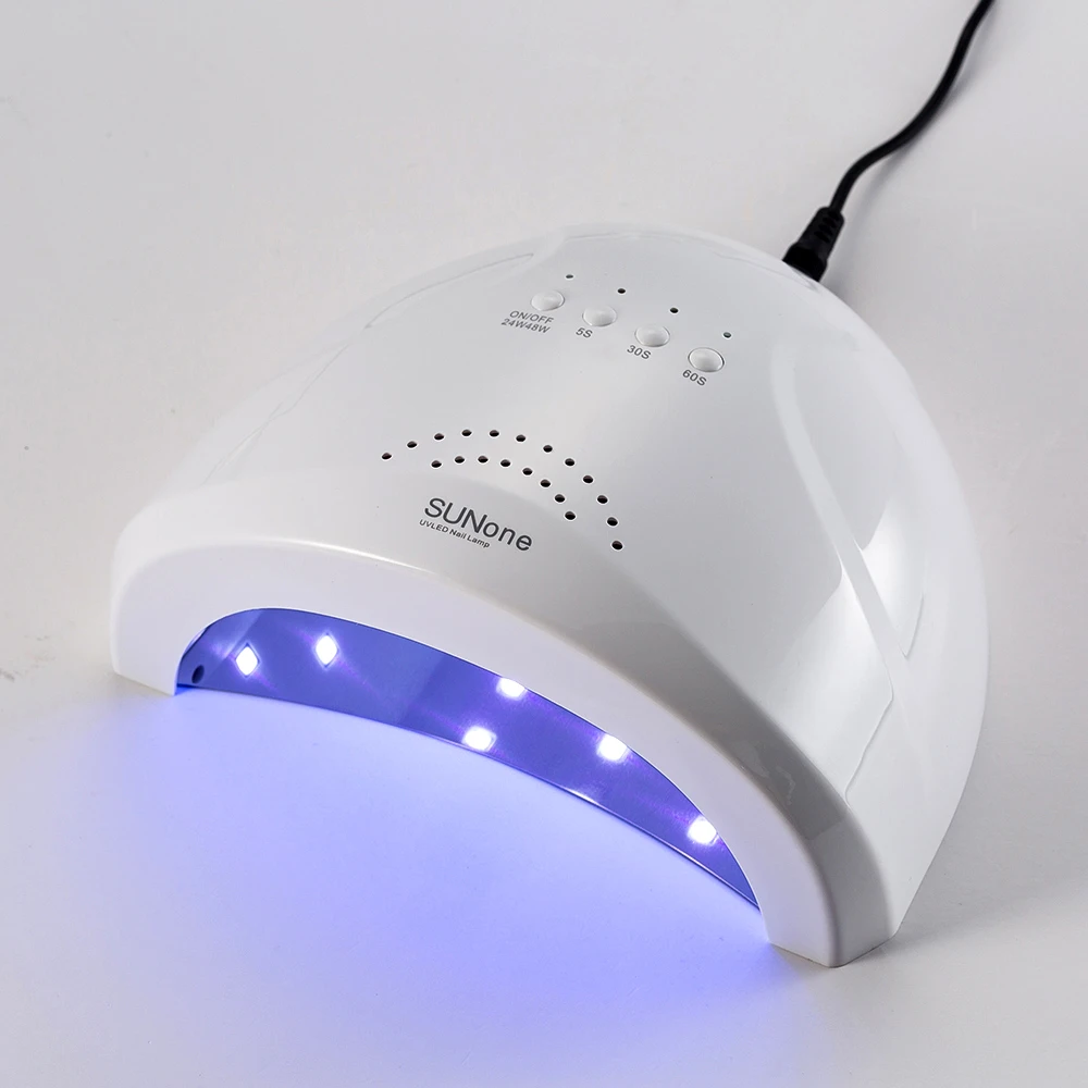 УФ лампа 48 Вт Сушилка для ногтей SUNone Led Сухой Гель лак Curin с нижней 30/60s таймер