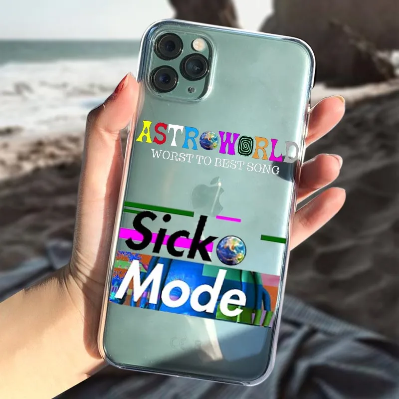 Принтом Трэвиса Скотта Huncho Джек ASTROWORLD Тур Sicko режим мягкий чехол для телефона с