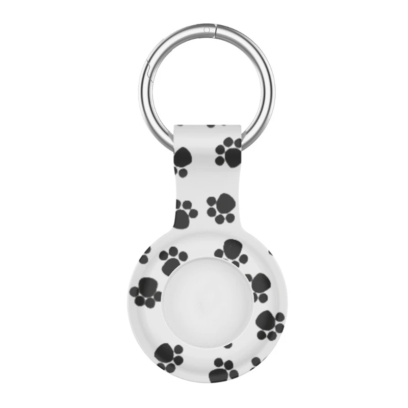

Retainer Cases For Airtags Location Trackers Hanging High-quality Durable Solid Silicone Buckle AntiLost Protectiv