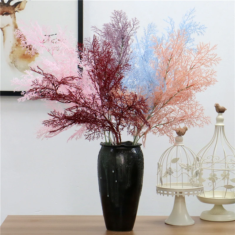 цветочки для рукоделия TXMON очаровательные 6 веток смога искусственные поддельные