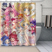 hot custom japanese anime nadja applefield curtains polyester bathroom waterproof shower curtain with plastic hooks more size