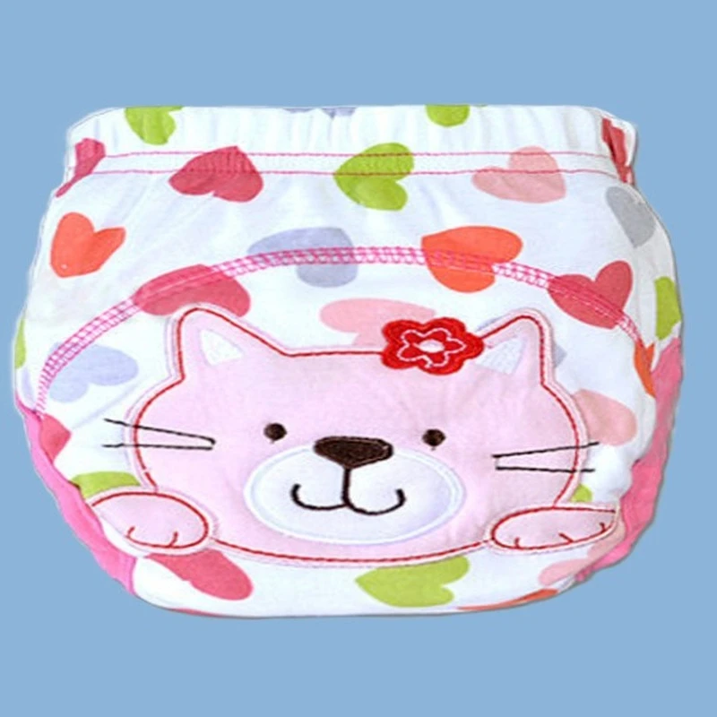 

Children's Cartoon Diaper Pants Baby Breathable Training Pants Washable Diaper Pants