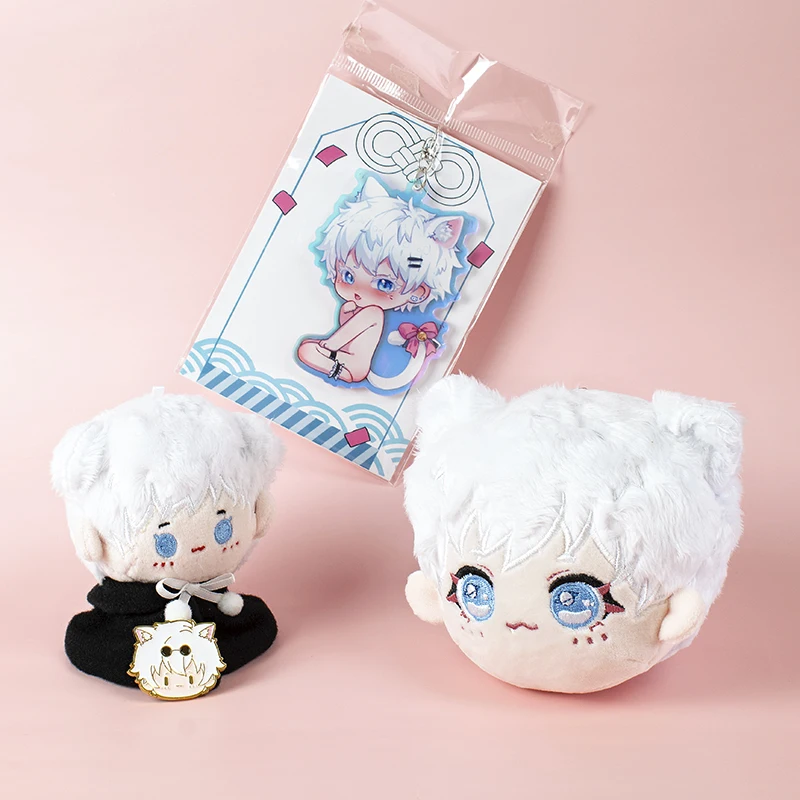 

Коллекция игрушек в стиле аниме ююютсу, Джоджо, Сатору, солнечная Женская кожа, значок, брелок для ключей, подарки