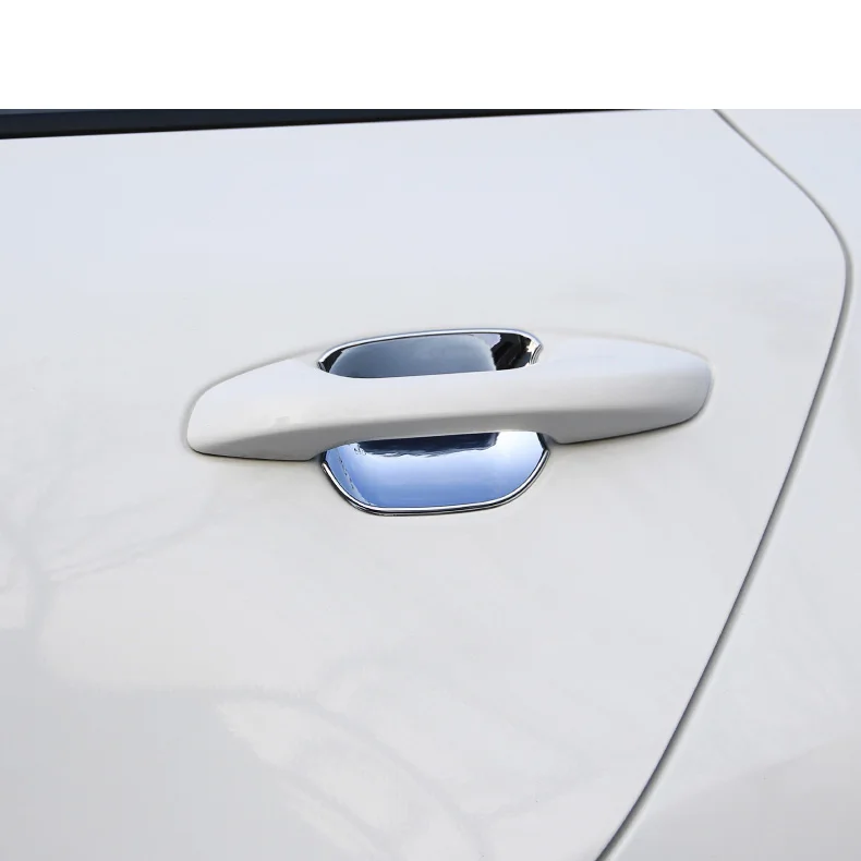

ABS Chrome Carbon Fiber Door Handle Cover Trims For Kia k2 2017 -2020 Car Decoration Styling Accessories