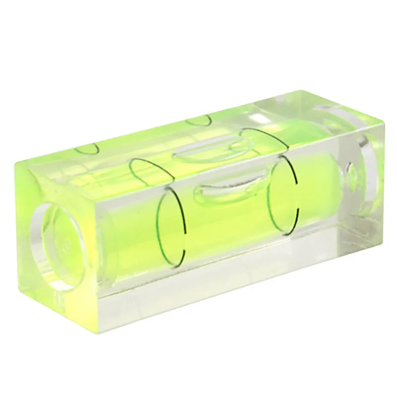 2шт Квадратный уровень Миниатюрный балансировочный духа Небьющийся