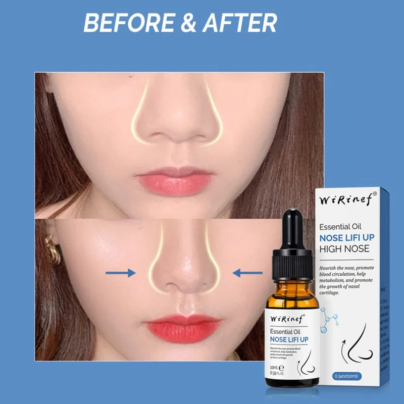 10 мл масло для подтяжки носа с набором инструментов массажа Идеальное средство