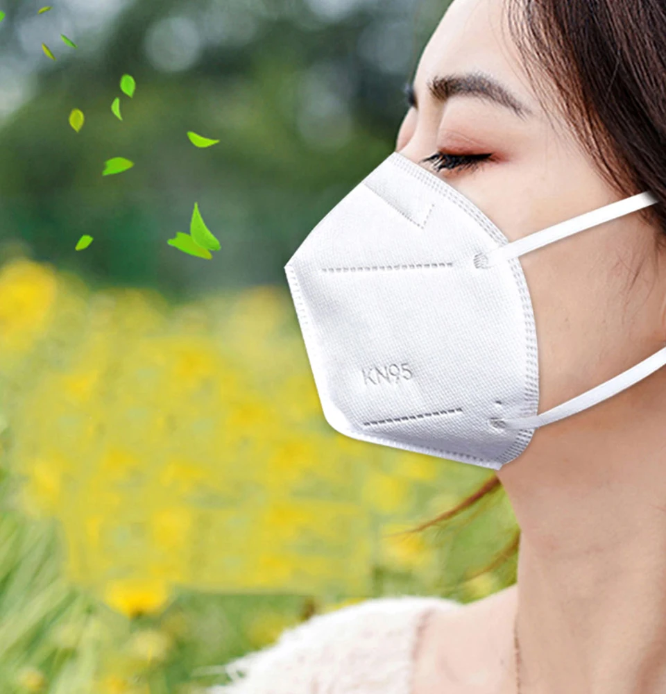 

50PCS Reuseable KN95 Mask Safety Dust Respirator FPP2 Masks Face Mouth Dustproof Protective Mascarillas