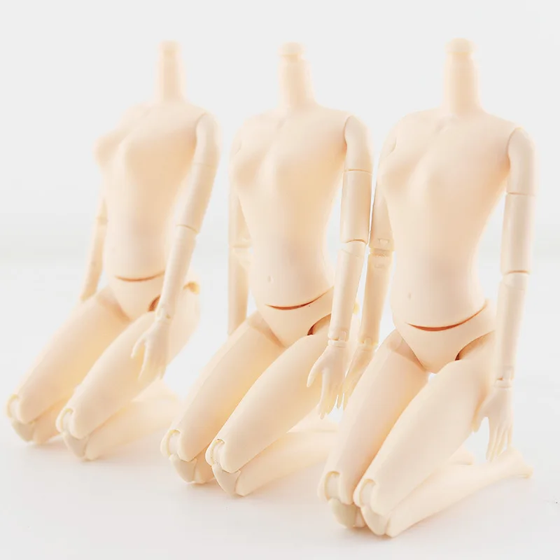BJD кукла белая кожа тело для 1/6 30 см 16 подвижных суставов девушка DIY одеваются