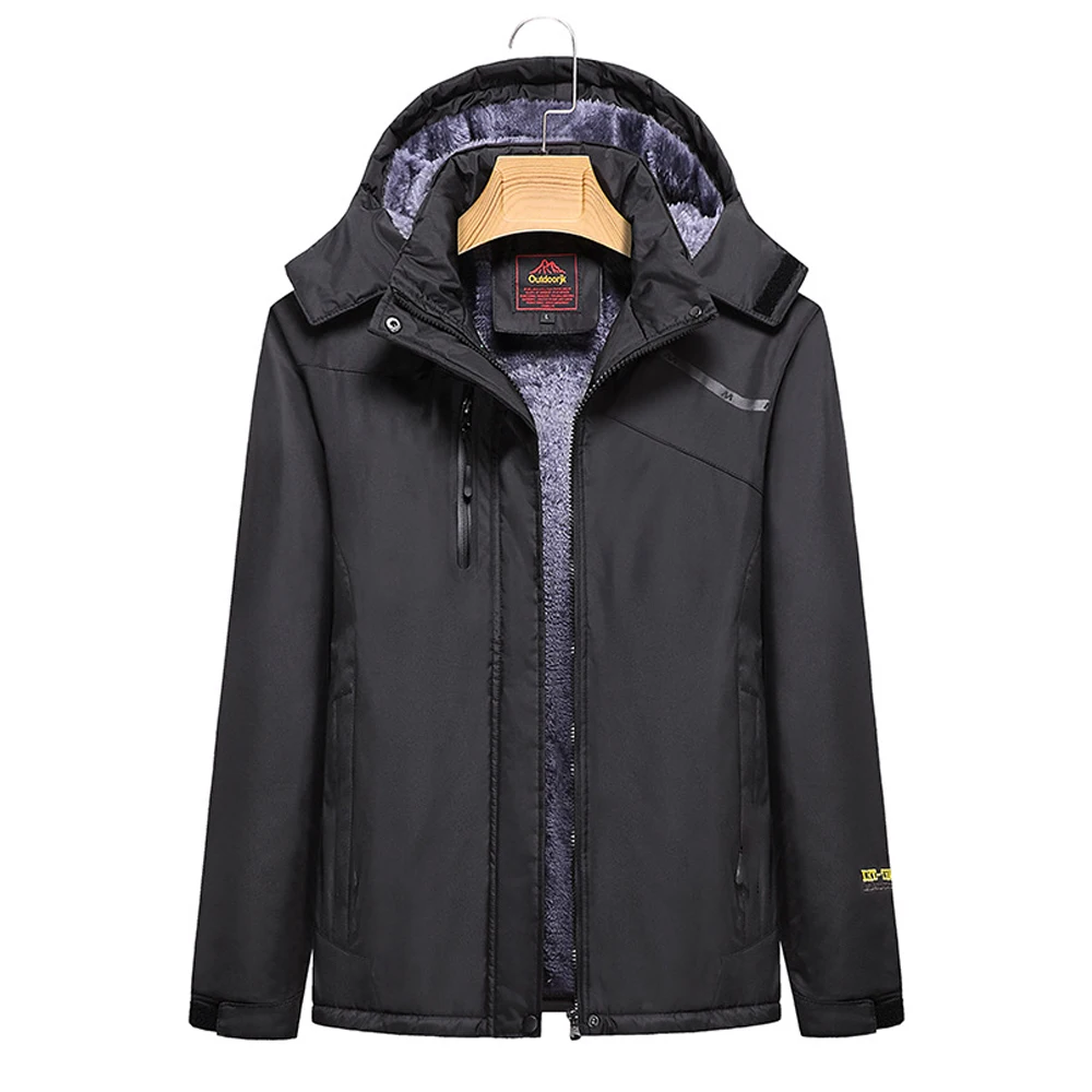 

Waterproof Warm Jackets Camping Climbing Skiing Hiking Outdoor Couple Coat Sports Fleece Windbreaker Size L-5XL Multi Colors