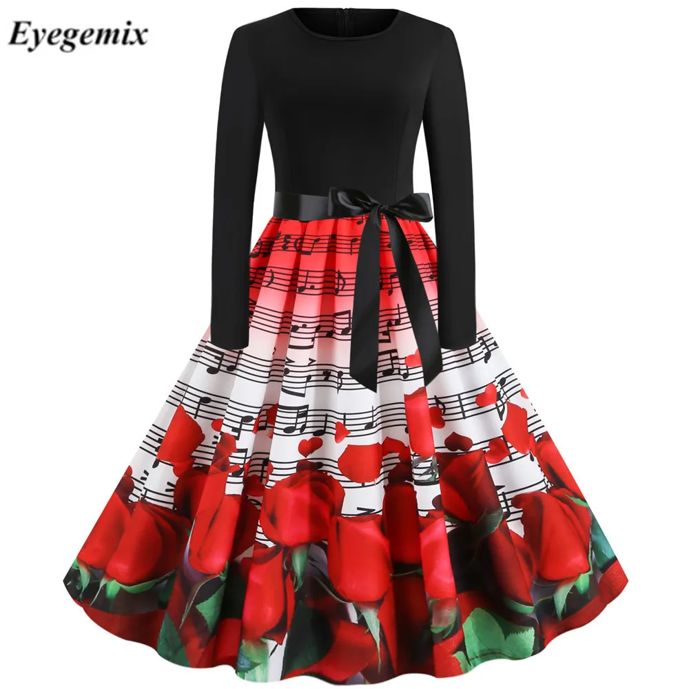 Женское винтажное платье в клетку элегантные вечерние платья с длинным рукавом и