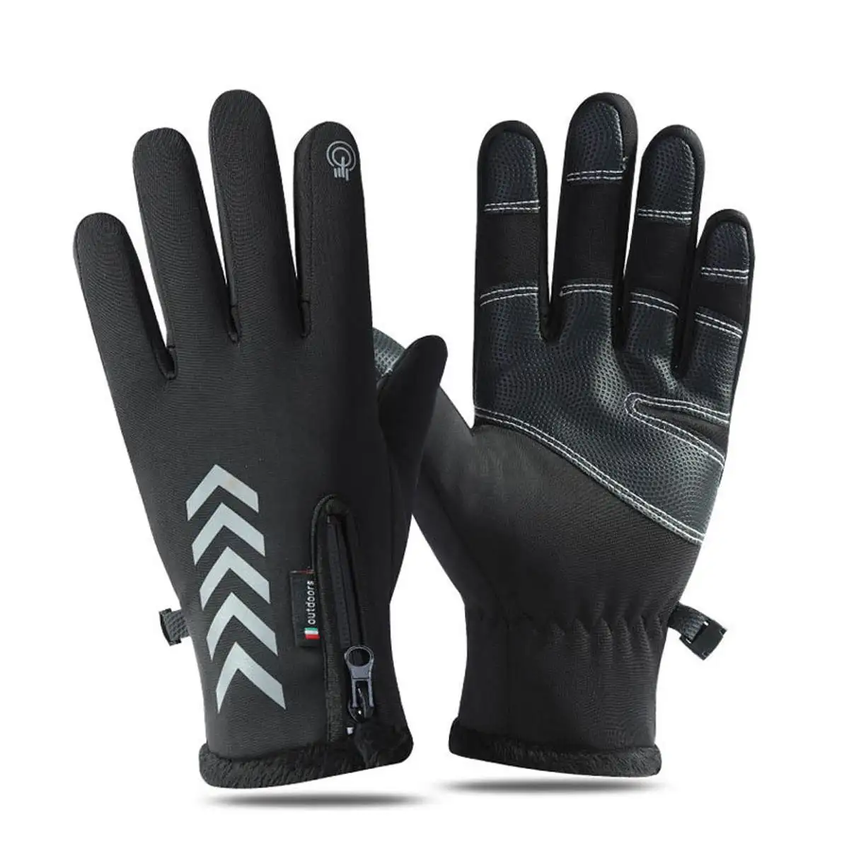 

Warm Gloves Polar Fleece Snowboard Gloves Snowmobile Motorcycle Riding Winter Gloves Windproof Waterproof Unisex Snow Gloves