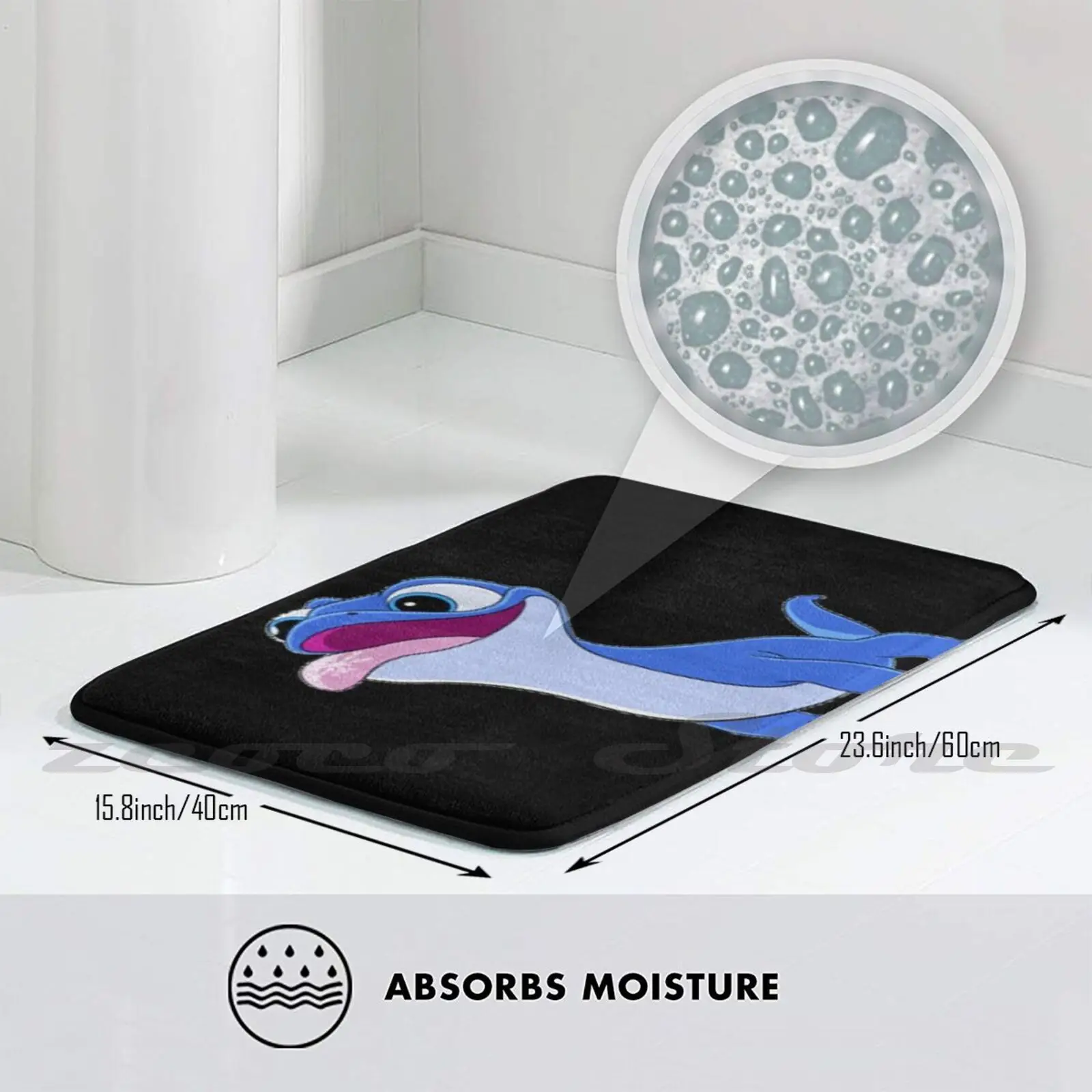 Коврик Бруни нескользящий коврик для впитывания воды двери 2 Эльза Анна Олаф