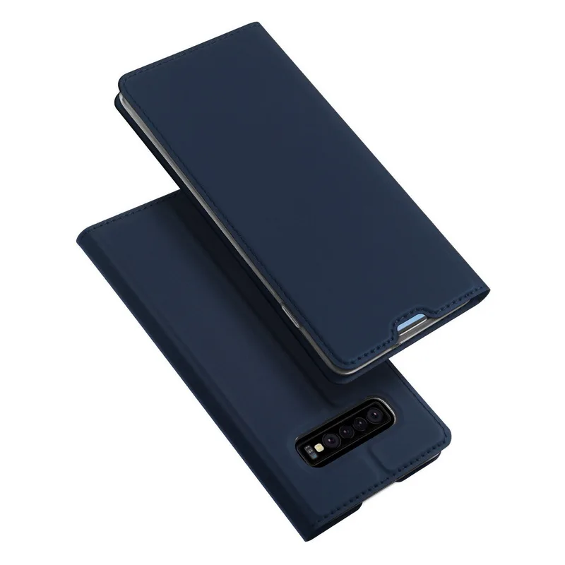 Магнитный чехол-книжка чехол для samsung Galaxy S8 S9 плюс S7 Edge Note 8 9 A7 A9 A6 A8 плюс J4 J6 S10 S10e тонкий кожаный чехол