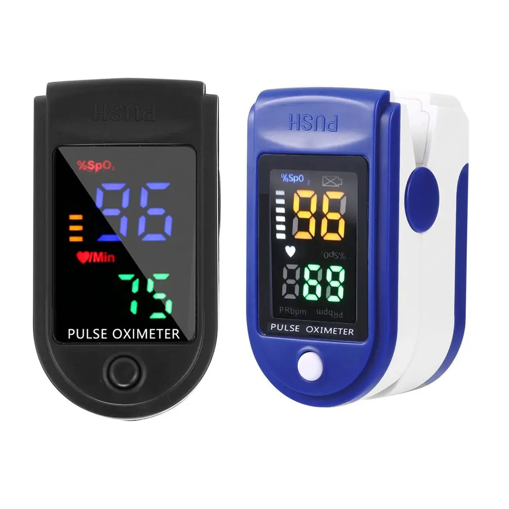 

4-Color OLED Pulse Oximeter SpO2 PR PI Finger Clip Pulse Meter Blood Oxygen Saturation Heart Rate Monitor Digital Oximetro