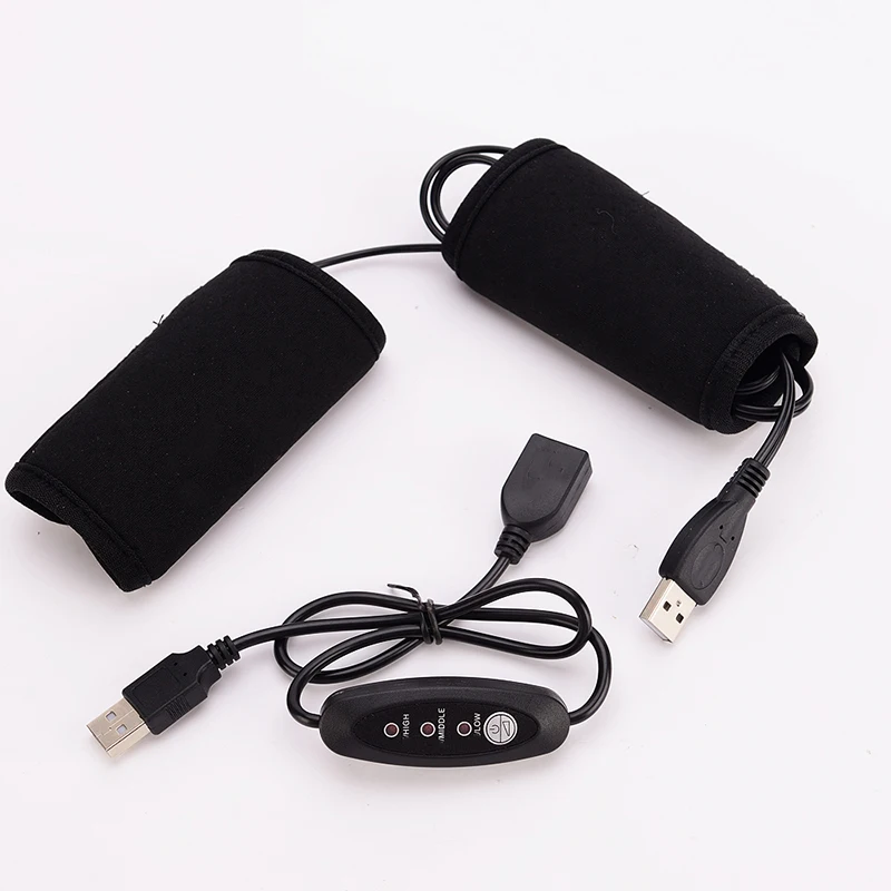 

Electrical USB Heated Grips Winter Warm Scooter Motorcycle USB Heated Grips With Temperature Control Switch Motorbike Grip