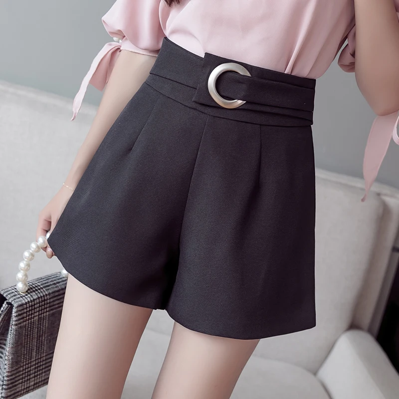 Шорты женские с широкими штанинами модные повседневные пикантные Короткие штаны