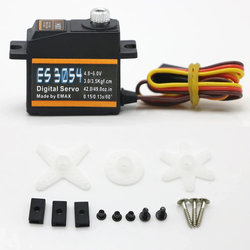Emax ES3054 17g 3,5 kg 0.13sec 23T Servo Digital de engranaje de Metal para RC avi&oacute;n ES3154 actualizaci&oacute;n-2