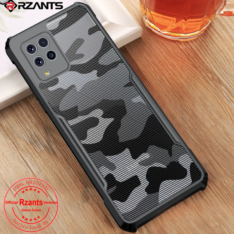 

Rzants for Samsung Galaxy A42 5G A12 A02S A52 A72 A31 A21S A10S A20S A10 A30 Case Camouflage Airbag Casing Soft Cover