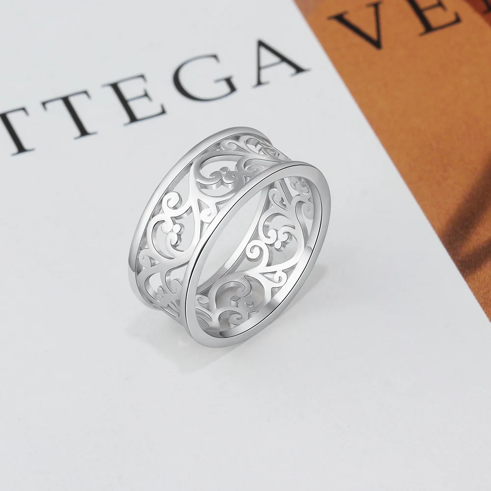 Женские серебряные кольца JewelOra с музыкальной нотой/ножкой ребенка/широкими