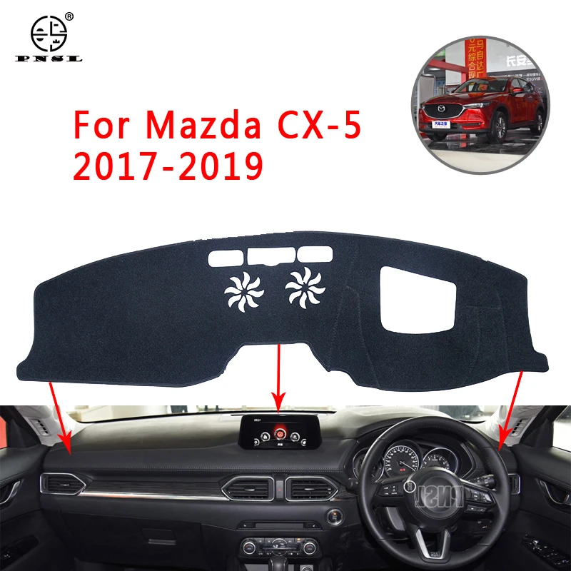 Чехол для приборной панели автомобиля PNSL коврик Mazda CX-5 2017-2019 защита от солнца